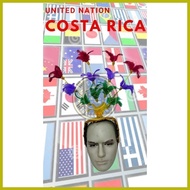 ✯ ☇ ✶ united nation costume headress/Costa Rica