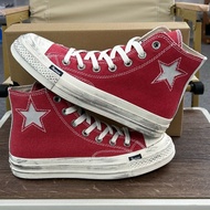 1970s Co-Branded High-Top Campus Distressed Canvas Vulcanized Shoes Men Women Life Casual Shoes Flat