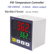96*96mm Pengawal Suhu PID 110V-240V Input 4-20mA Output Penggera Output K E PT100 jenis Input univer