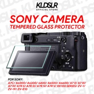 Sony Camera Clear HD Tempered Glass Screen Protector for A6400/ A6300/ A6500/ A6600 / A7III/ A7II/ A