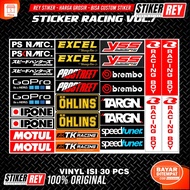 HOLOGRAM RACING STICKER STICKER PACK HOLOGRAM STICKER/ RACING STICKER/ VOL.7/9