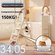 Ladder Foldable Step 3 4 5 6 Step Ladder 150Kg Bearing Slim Ladder Small Step Ladder