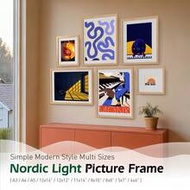 Nordic Minimalist Light Wood Picture Frame, Multiple Sizes A3/A4/A5/12x16/12x12/11x14/8x10/8x8/5x7/4