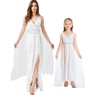 Adult Children Kids Ancient Greek Goddess Costume Athena
