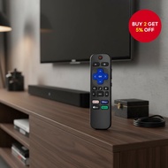 Roku-TV-Remote Replacement for Hisense, Onn, Sharp Roku Series Smart TVs  Pengganti Alat Kawalan Jau