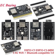 5Pcs/1pc ESP32C3 ESP32-C3-MINI Dual Type-C Development Board 2.4G Wi-Fi Wireless WIFI Bluetooth-comp