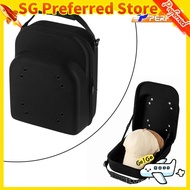 [Perfk1] Hat Case for Baseball Cap, Hat Storage Bag Zipper Closure Black with Adjustable Shoulder St