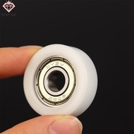 608zz bearing 608 bearing 1Pcs 608 ZZ 8*30*10mm POM Nylon Round Type Roller Wheel POM Wrapped 608ZZ 
