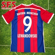 【SFS】 Top Quality Retro 2014-15 Bayern  LEWANDOWSKI No.9  Soccer Football Jersey T-shirt Sports Jers
