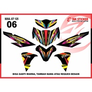 Soul GT 125 Decal Sticker Design 06