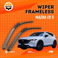 Mazda CX-5 Car Wiper Frameless Soft Rubber Model 1 SET 2 PCS RightKiri W101