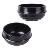 Korean-Made Commercial Earthenware Pot for Steamed Egg Gukbap and Doenjang Jjigae Stone Pot Size