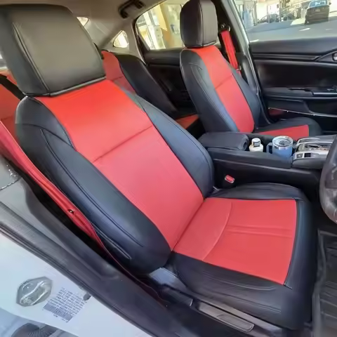 Custom Fit Car Accessories Seat Covers for 5 Seats for 2006-2025 Honda Civic Sedan Hybrid Hatchback 