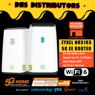 5G Umobile Yes HOME Broadband Zyxel NR5103E Modem 5G EE / 3UK Network Dual band Wifi 6 Portable Rout