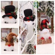 MARTIN1 Elf Gnome Light, Antlers Dwarf Rudolph Gnome Glowing Doll, Creativity Lattice Hat Snowman il