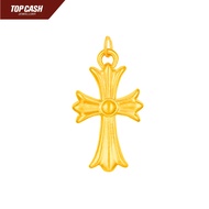 TT9 Top Cash Jewellery 999 Gold Joyous Cross Pendant