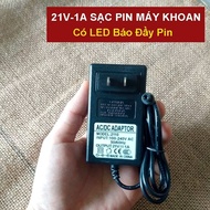 21v 1A battery charger for 18v, 21v, 24v, 26v battery drills with full battery LED