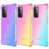 OnePlus 9 Plus Nord N100 N10 7T 8T Oneplus7 8 Pro Iridescence Gradient Protective Phone Case Soft TPU Clear Mobile Cover