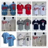 Same Day Delivery!Minnesota Twins Twins No. 4 CORREA Baseball Uniform Jersey Fan Cardigan