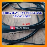 Horizontal washer dryer belt - front door belt 5EPJ 1105 5EPJ1105 SANYO AQUA 5-slot motor