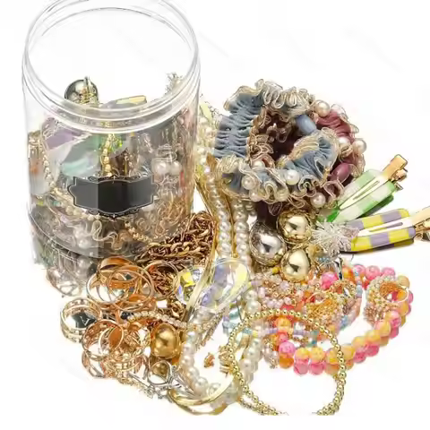 Bohemian Jewelry Collection Jewelry Jar Gift Set Vintage Mystery Jewelry Jar for Women Surprise Mixe