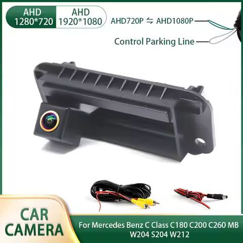 AHD1080P Car rear view reverse camera For Mercedes Benz C Class C180 C200 C260 MB W204 S204 W212 Wat