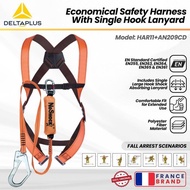 Body Harness + Lanyard Single Hook Absorber DELTA PLUS HAR11 + AN209CD ORIGINAL