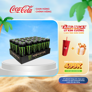 [HOẢ TỐC HCM] Lốc 24 Lon Nước Tăng Lực Giải Khát Monster Energy 355ml/Lon Sale 25.6 Coca-Cola Chính 