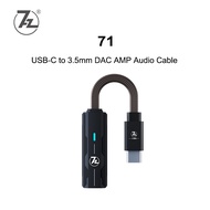 7Hz SEVENHERTZ 71 USB DAC AMP USB-C to 3.5mm Audio Cable Headphone Amplifier PCM384 DSD128