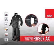 [100% ORIGINAL] RAIN COAT GIVI RRS07 | RAIN SUIT NEW GREY