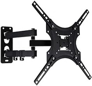 TV Mount,Sturdy Stainless Steel Wall TV Wall Bracket with Shelf for Most 42-65 Inches TVs,Portable TV Wall Stand up to 65KG Tilting Height Adjustable, Max 675x465mm