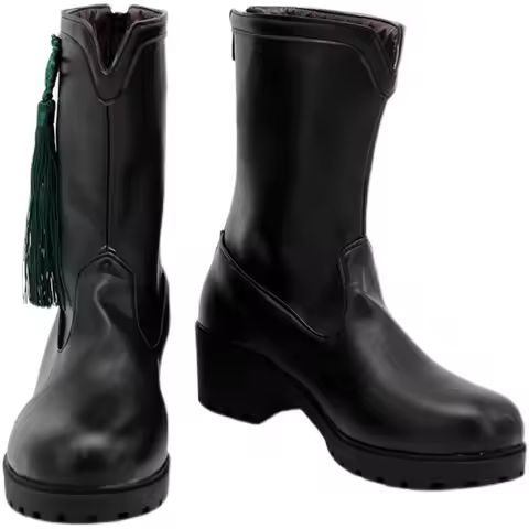 Arknights Dusk Cosplay PU Boots High Heel Shoes Halloween Cosplay Prop