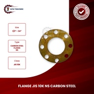 JIS 10K NS IRON FLANGE 1/2" - 6 CHILDREN INCH CARBON STEEL
