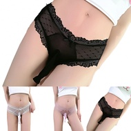 Thong Low Rise Mens Sissy Briefs Solid G-String Transparent Underclothes