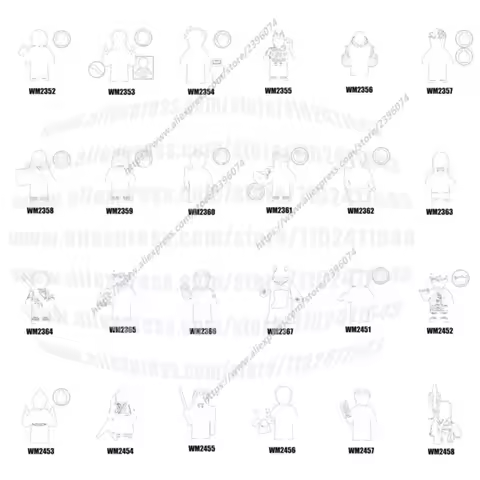 Cartoon movie TV Anime models Action Figures Series-515 wm6139 WM6140 WM6149 WM2352-WM2359 WM2360-WM