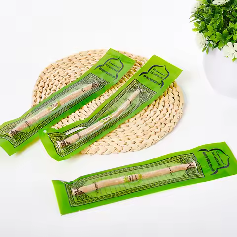 Natural Miswak Siwak Toothbrush Traditional Arak Miswaak Soft Manual Travel Toothbrush for Teeth Whi