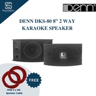 DENN DKS80 8” 2 Way Karaoke Speaker