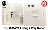PDL 1500 Series 1581/2W 1 Gang 2 Way Switch (sirim)
