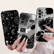 For Samsung Galaxy A52 A72 Case SM-A525F SM-A725F Cover Luxury Space Marble Soft Silicone Casing For
