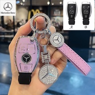 suitable for Mercedes-Benz A E C GLS350 S450 GLA200 key case logo lanyard GLA key cover
