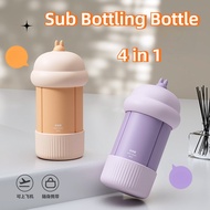 Silicone travel bottle, Portable Refillable Squeeze Bottle 4 in 1 Set Bottle, Lotion Bottle, travel 