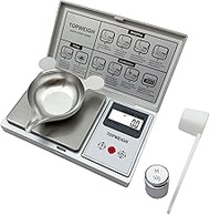 Reloading Scale with Metal Powder Pan, Grain Scale - Silver, 1500 Grains x 0.1gn, Powder Scale, Digi