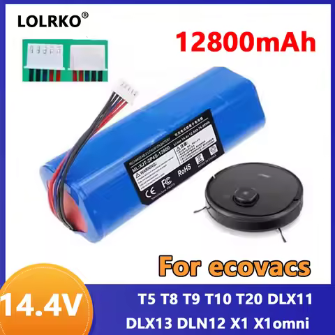 NEW 14.4V Replacement Battery For ECOVACS Deebot Ozmo 950 T8 T8+ T5Max Power Hero T10 T9 X1 DX65 DX9