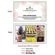ARTCARD 260g bisnes kad | Kad terima kasih | thank you card | Business Card |  | Kad Nama | Name Car