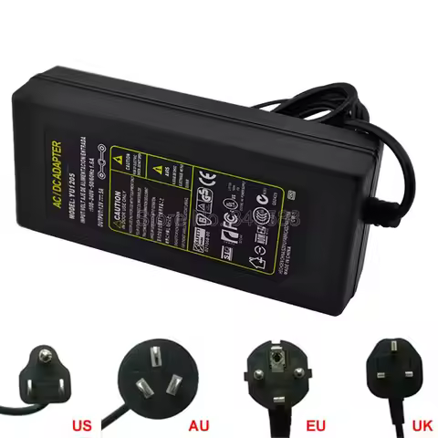 DC12V Power Adapter AC100V 240V Lighting Transformers to DC12V 5A / 6A / 8A / 10A Power Supply with 