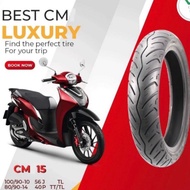 SH mode tubeless tire, original size, front 80/90-16 and rear 100/90-14.