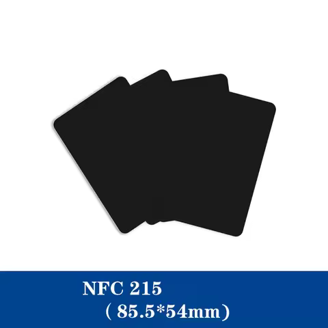 50/100pcs NFC Cards black Blank for NTAG215 504Bytes Tags Written by Tagmo Works with Switch Availab