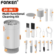 Fonken 20 in 1 Computer Keyboard Cleaning Kits Cleaner Tool Earphone Cleaning Brush Camera Headset C