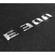 BENZ E300 15 New Style Pointed Font Word Mark Body Word Sticker Rear Box Font Font Height 23mm