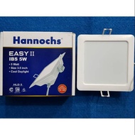 Hannochs easy II 5 Watt 5w white square LED Downlight Hannochs easy II 5 Watt square
